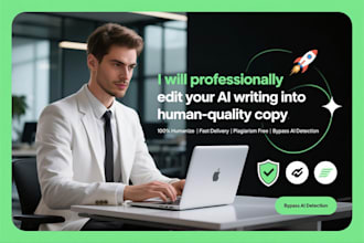 professionally edit your ai writing into human quality copy