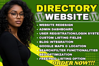 create directory website classified ads listing job board wordpress website