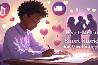 write heart melting viral stories for youtube, tiktok, and shorts