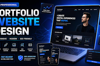 create professional portfolio website design