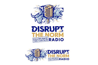 design unique radio broadcast logo