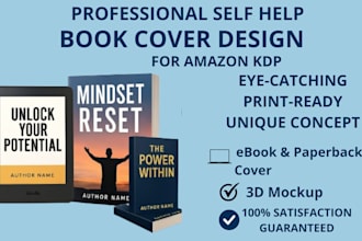 do minimalist book cover, modern book cover, book cover designs, self help