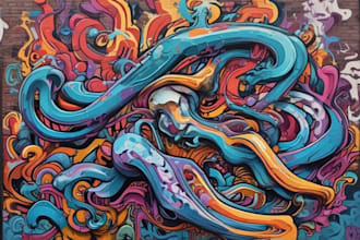 do illustration expresionism art, graffity, abstract