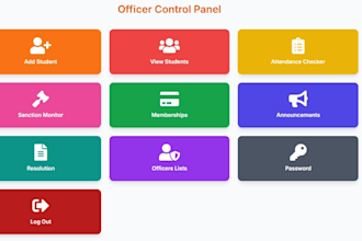 create for you a student or employee management portal