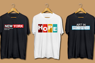 create minimalist typography t shirt design that speak style