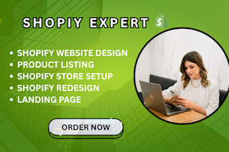 design a professional shopify website for your jewelry, fashion, clothing