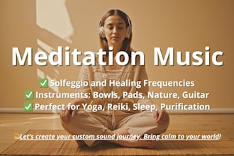 compose original meditation music for yoga or therapy