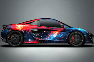design professional vehicle wrap, van wrap and car wrap