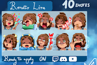 create a stylized emote that fits your vision