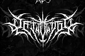 create black metal logo bands