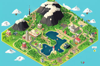 make isometric event map vector festival maps illustrations