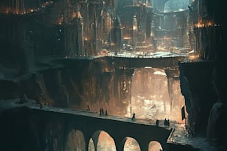 create concept art and illustration