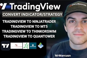 convert tradingview indicator or strategy to ninjatrader 8 quantower thinkorswim