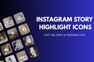 design custom instagram story highlight icons to match your brand