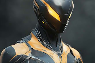 create your fantasy science fiction superhero character
