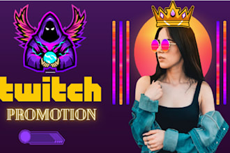 do twitch channel promotion to get twitch live viewers followers and chatters