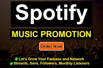create and run campaign to promote your spotify music