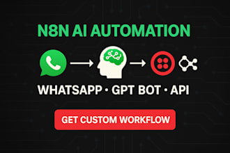 build fix advanced n8n automations for whatsapp, ai chatbots, CRM, API, airtbale