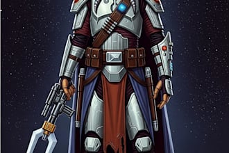 draw your star wars, warhammer 40k or starcraft character