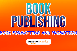 format and publish book your book on amazon kindle KDP