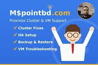 fix proxmox cluster, ha, backup, and vm issues fast
