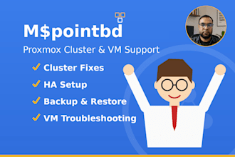 fix proxmox cluster, ha, backup, and vm issues fast