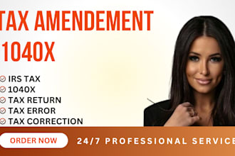 professionally amend your tax return using irs form 1040x
