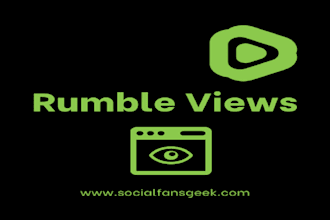boost your rumble views with targeted promotion  real engagement guaranteed
