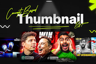 design best,amazing and attractive youtube thumbnail