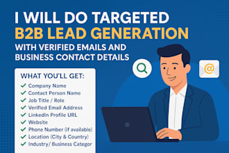 do targeted b2b lead generation with verified emails and business contact info