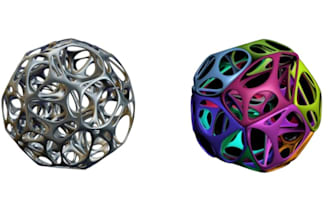 3d product design, lightweight lattice structure,3d printed lattice,3d cad model
