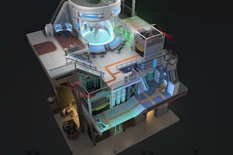 create a variety of props and environmental assets in 3d
