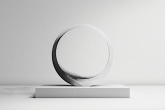 create authentic japanese zen minimalist logo with ai