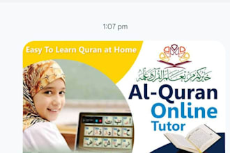 teach you quran with tajweed and memorization islamic study