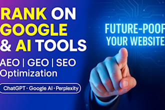 rank your website on ai engines and google with aeo, GEO and voice SEO service