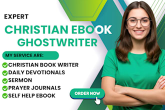 ghostwrite christian ebook, daily devotion, sermon, self help, prayer journal