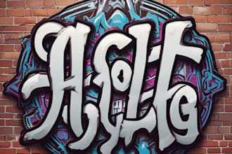 create a unique pop art and street graffiti style modern