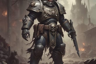 draw a warhammer 40k person