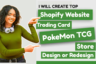 build a high converting trading gift card website pokémon tcg shopify store