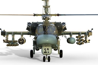 craft 3d fighter helicopter, detailed cockpit, jet modeling, uavs models, drone