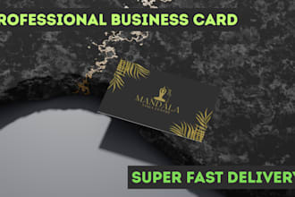 design a modern business card using canva