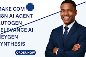 creatomate make com automation n8n ai agent autogen heygen sora