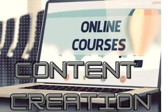 create ebook online course, lesson plan curriculum, course content writing