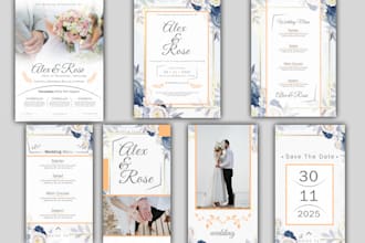 design elegant and romantic wedding invitations
