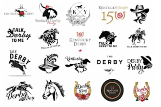create original unique horse dog cat farm animal logo for equestrian pet brands