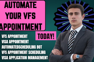 develop vfs appointment bot, vfs bot, vfs appointment bot, appointment bot, vfs