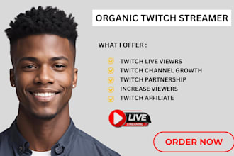boost your twitch live stream with organic traffic