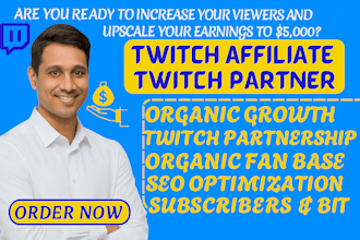 do twitch promotion to bring twitch viewers to get twitch affiliate and partner
