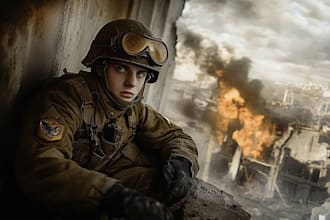 draw military themed anime and tactical for you