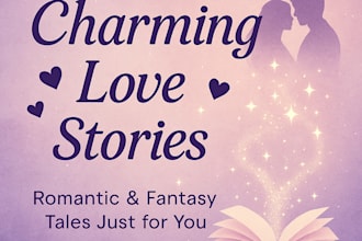 write a magical romantic or fantasy story full of charm